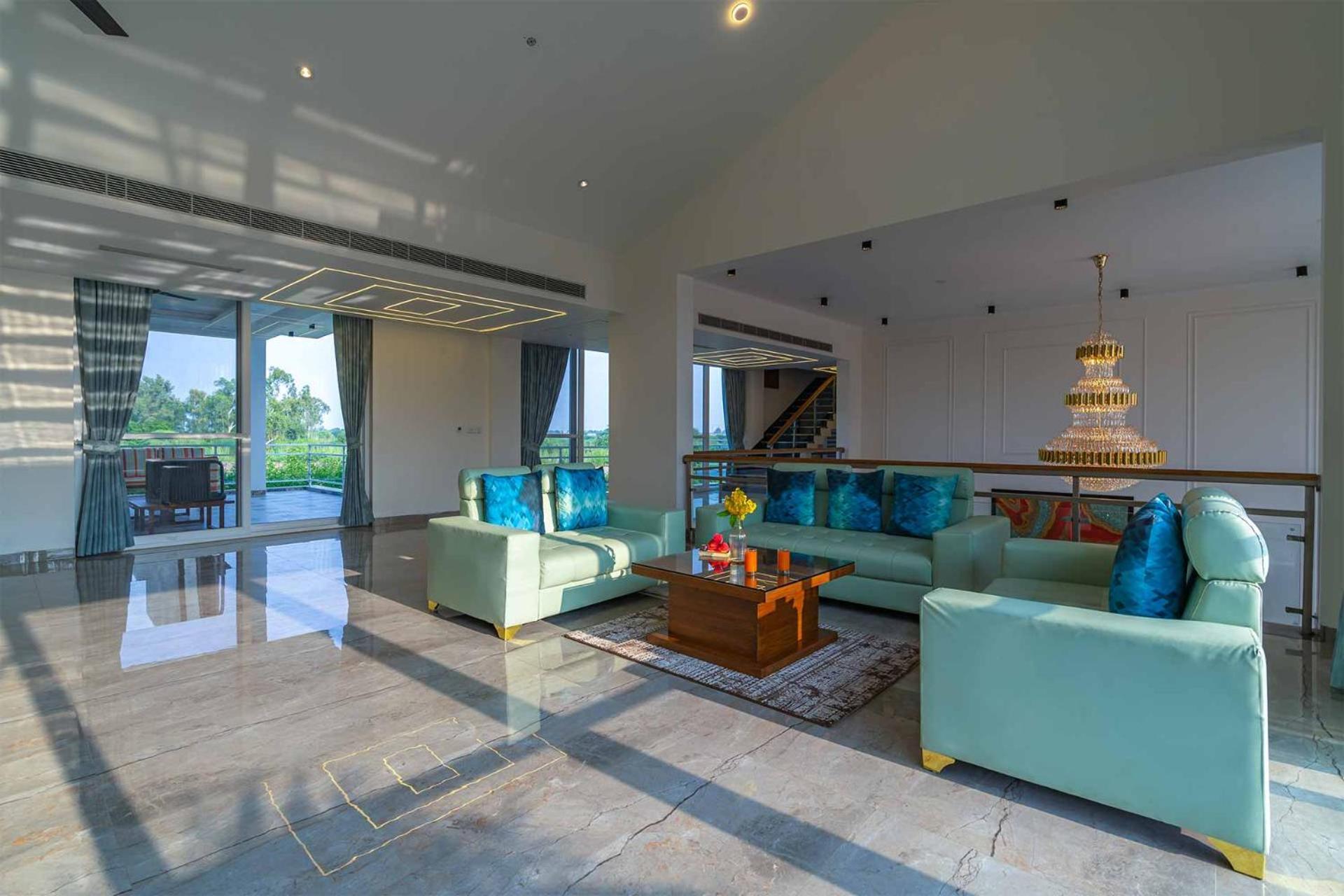 Stayvista At Serenity Farms With Pool, Lawn, Bonfire & Bbq Sohna Esterno foto