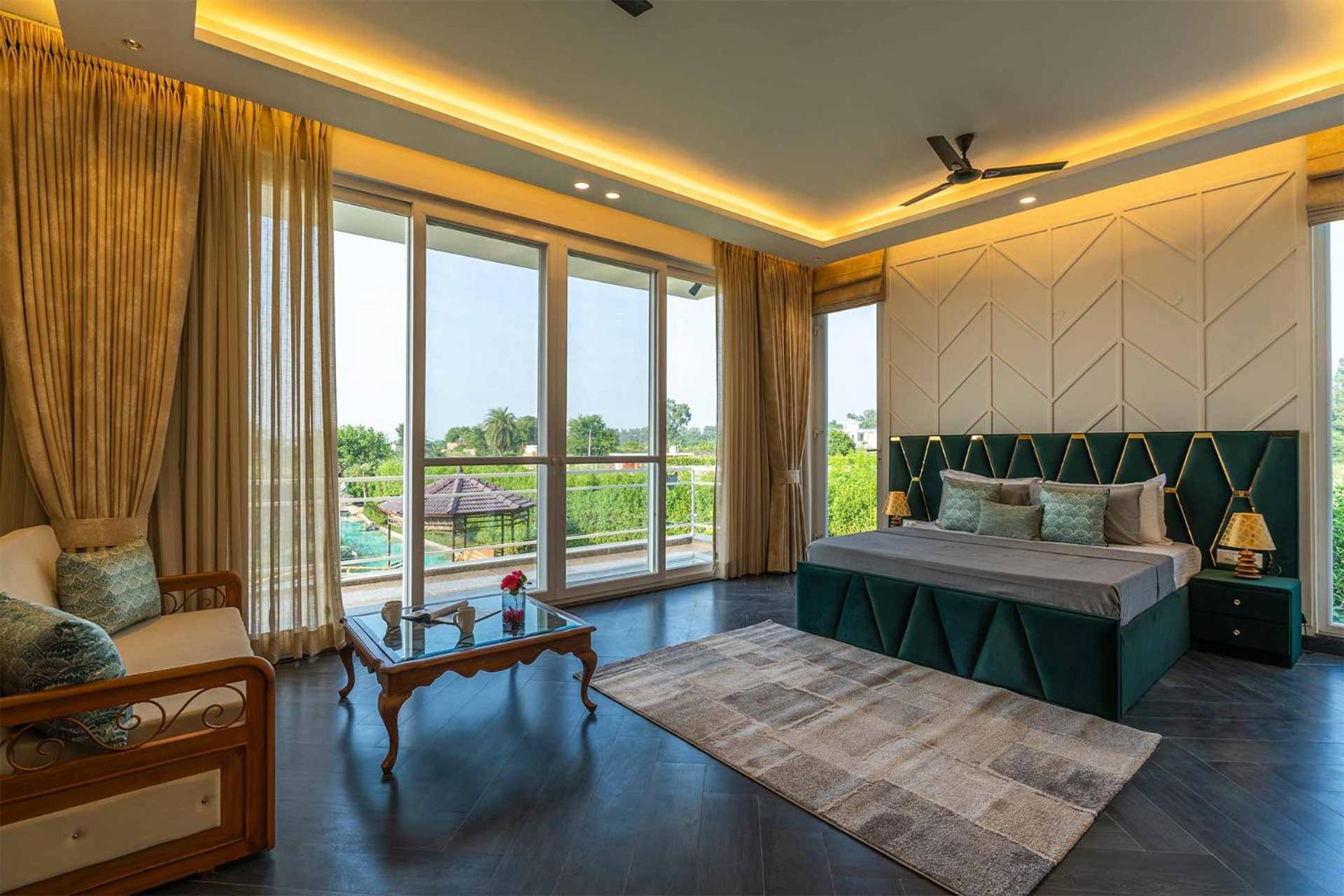 Stayvista At Serenity Farms With Pool, Lawn, Bonfire & Bbq Sohna Esterno foto